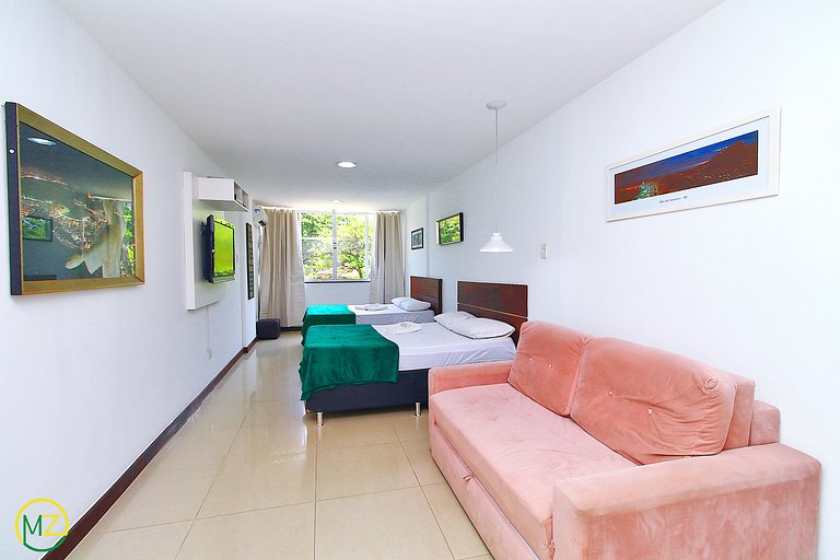 Estudio reformado para 4 personas en Copacabana