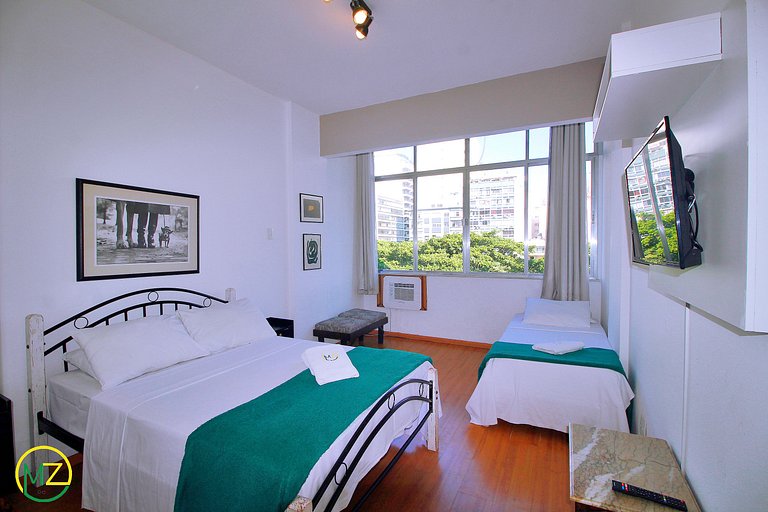 Confortável Studio para 4 pessoas em Copacabana
