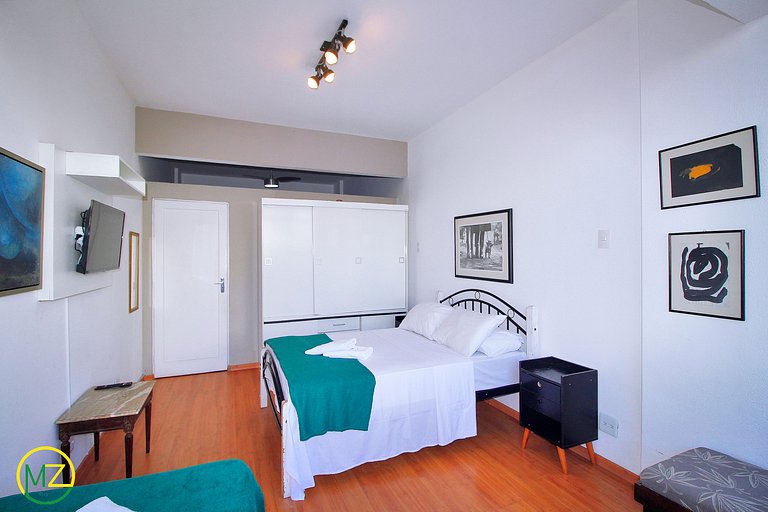 Confortável Studio para 4 pessoas em Copacabana