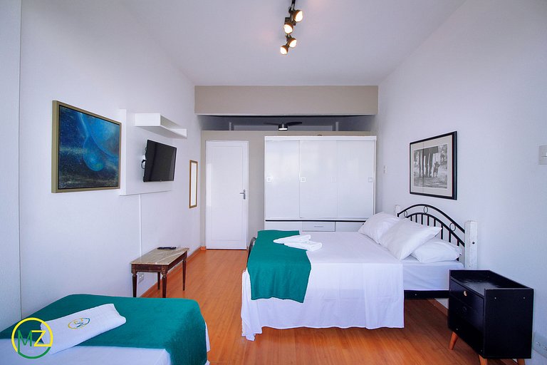 Confortável Studio para 4 pessoas em Copacabana