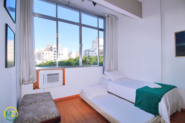 Confortável Studio para 4 pessoas em Copacabana