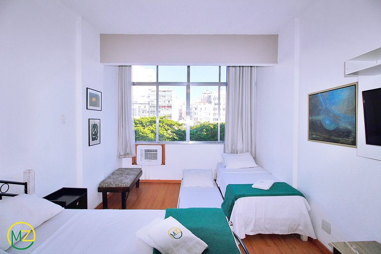 Confortável Studio para 4 pessoas em Copacabana