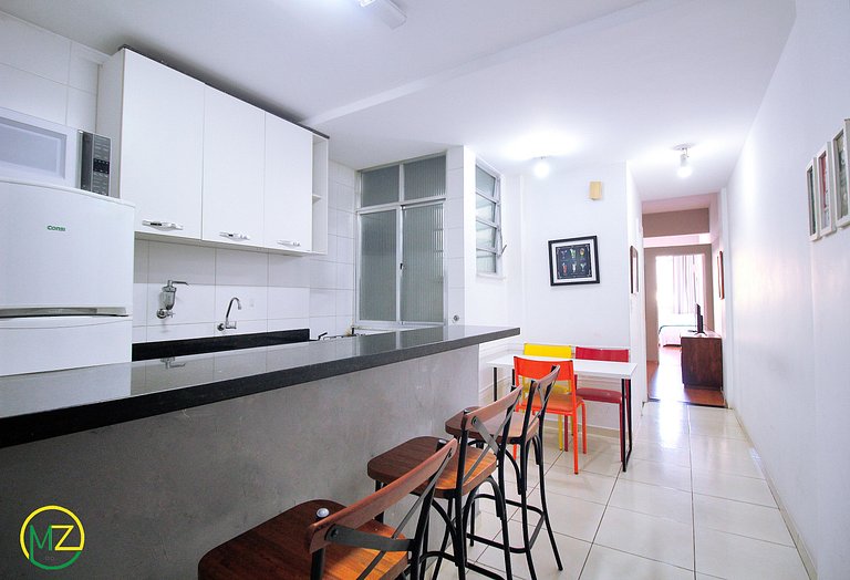 Comfortable Studio for 4 people in Copacabana