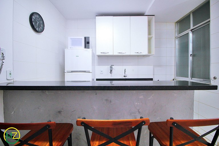 Comfortable Studio for 4 people in Copacabana