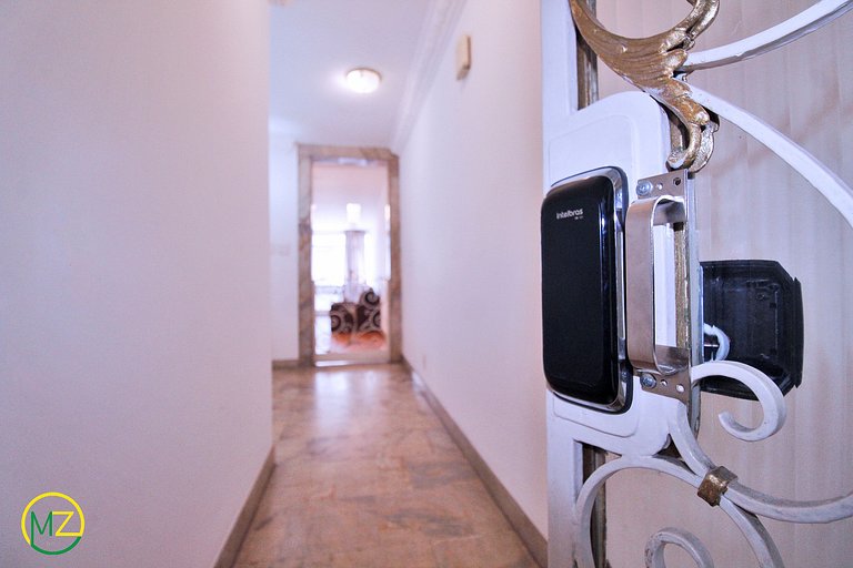 Belo sala 3 quartos com 2 suites para 6 pessoas