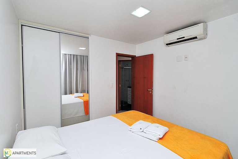 Belo sala 3 quartos com 2 suites para 6 pessoas