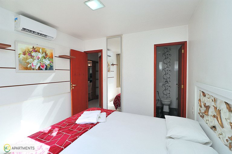 NIce 3 bedrooms apartment w/ 2 suites for 6 people