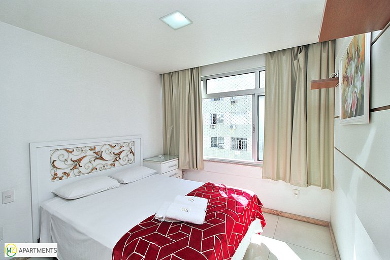 Belo sala 3 quartos com 2 suites para 6 pessoas