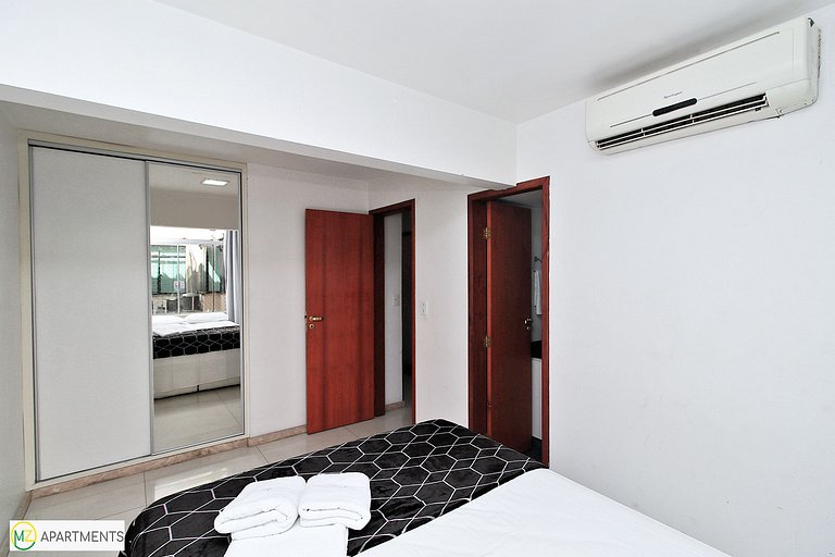 Belo sala 3 quartos com 2 suites para 6 pessoas