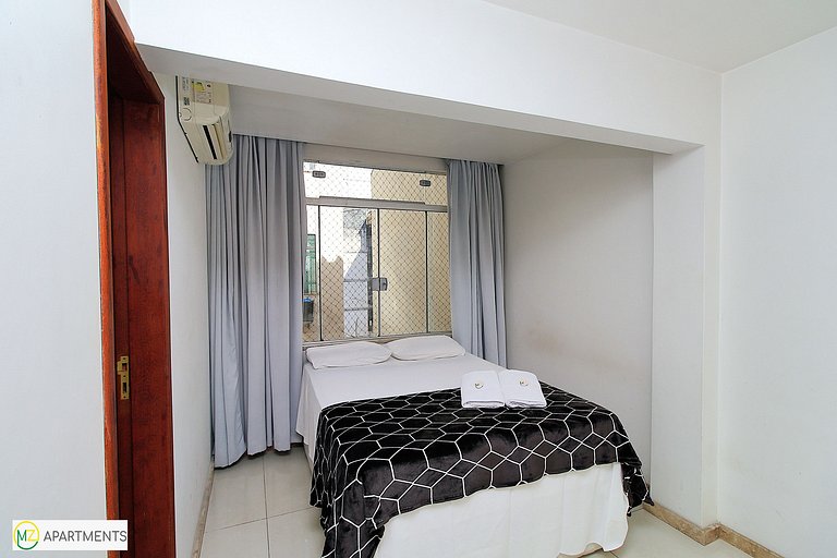 Belo sala 3 quartos com 2 suites para 6 pessoas