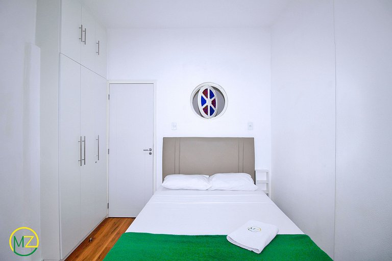 Studio pé na areia no Leme para 4 pessoas