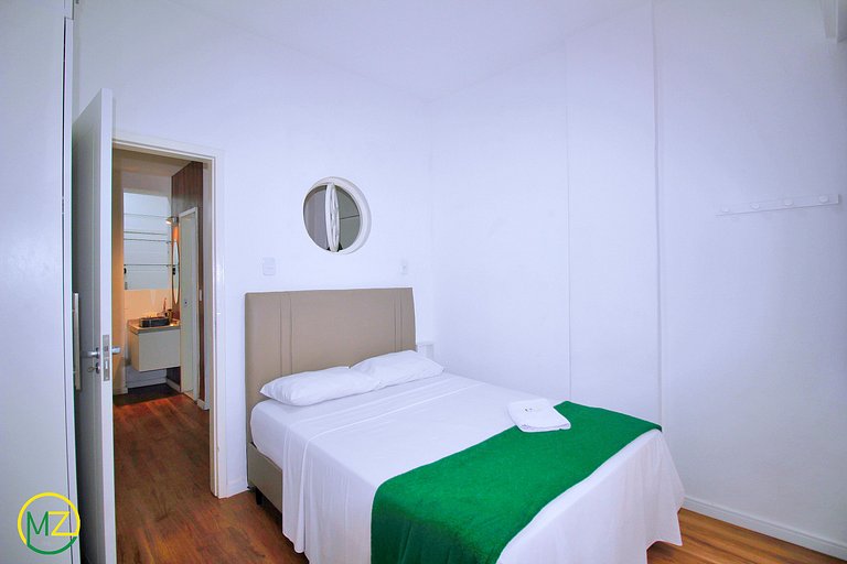 Studio pé na areia no Leme para 4 pessoas