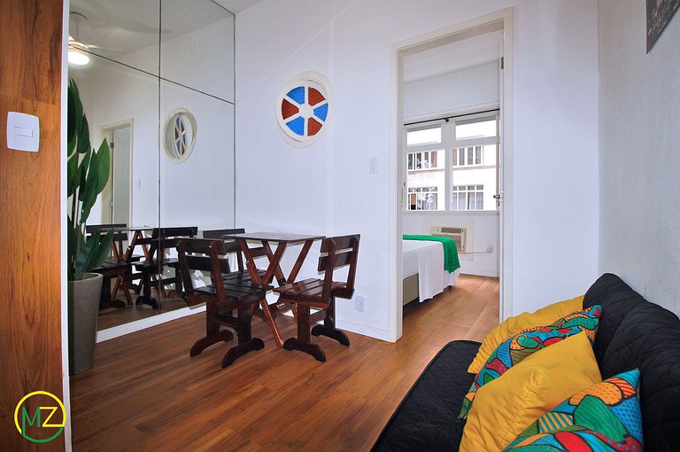 Estúdio al lado de la playa en Leme