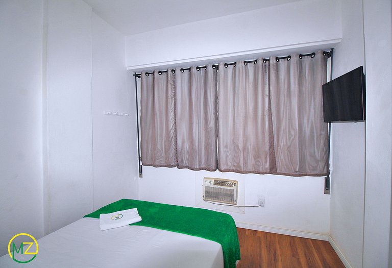 Studio pé na areia no Leme para 4 pessoas