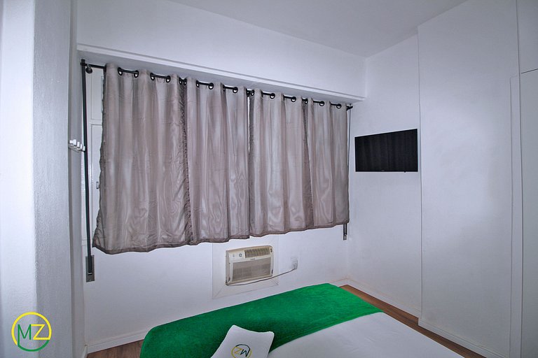 Studio pé na areia no Leme para 4 pessoas