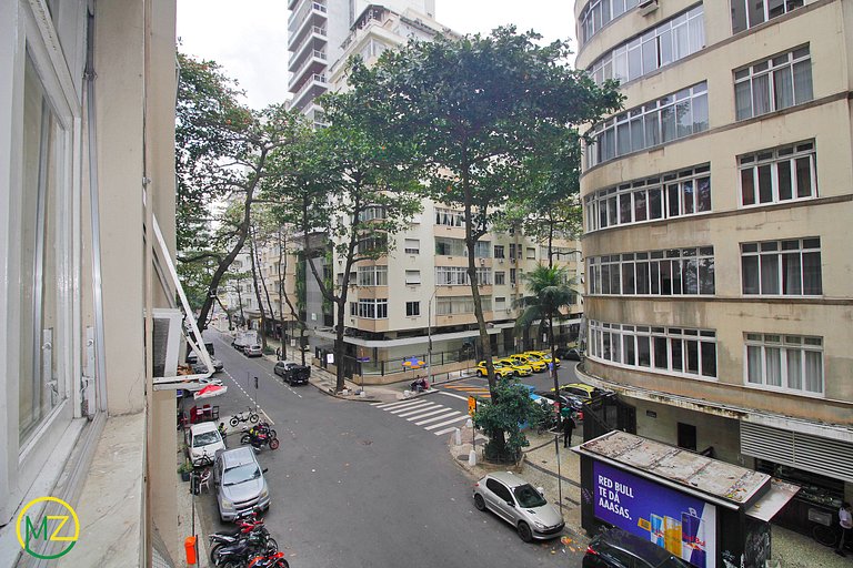 Studio pé na areia no Leme para 4 pessoas