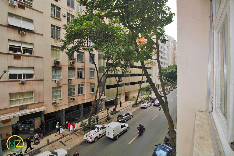 Studio pé na areia no Leme para 4 pessoas