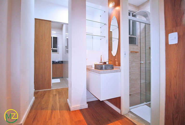 Estúdio al lado de la playa en Leme