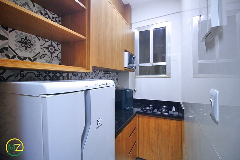 Studio pé na areia no Leme para 4 pessoas