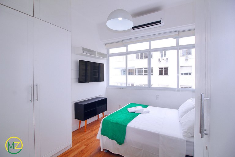 Estudio en Leme con vista parcial al mar