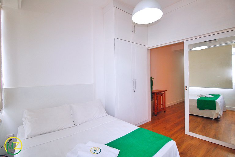 Studio in Leme with partial sea view