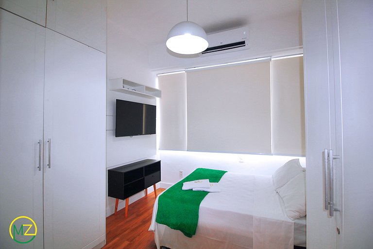 Estudio en Leme con vista parcial al mar