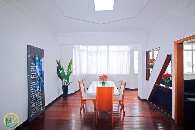 Espacioso apto de 3 habitaciones para 8 personas