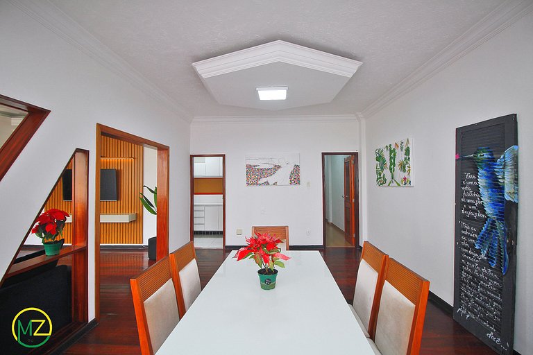 Espacioso apto de 3 habitaciones para 7 personas