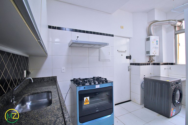 Espacioso apto de 3 habitaciones para 8 personas