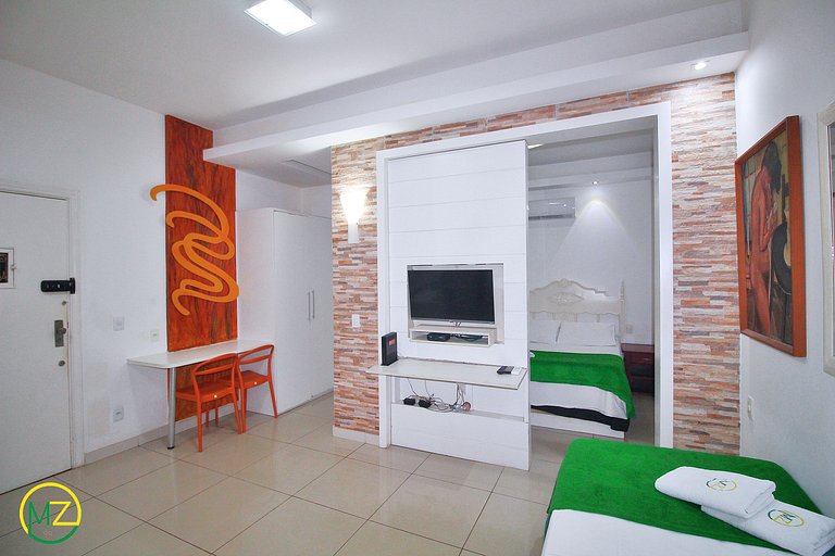 Estudio silencioso para 3 personas en Copacabana