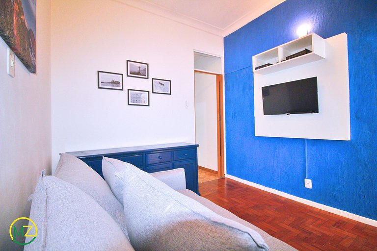 Studio confortável em Copacabana p/ 4 pessoas