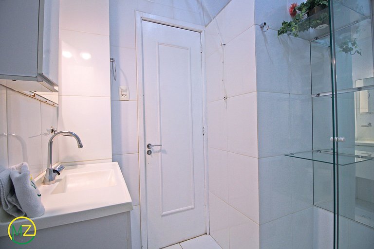 Cómodo estudio en Copacabana para 4 personas.