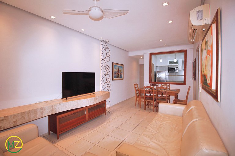 Bom 3 quartos no posto 6 com vaga de garagem