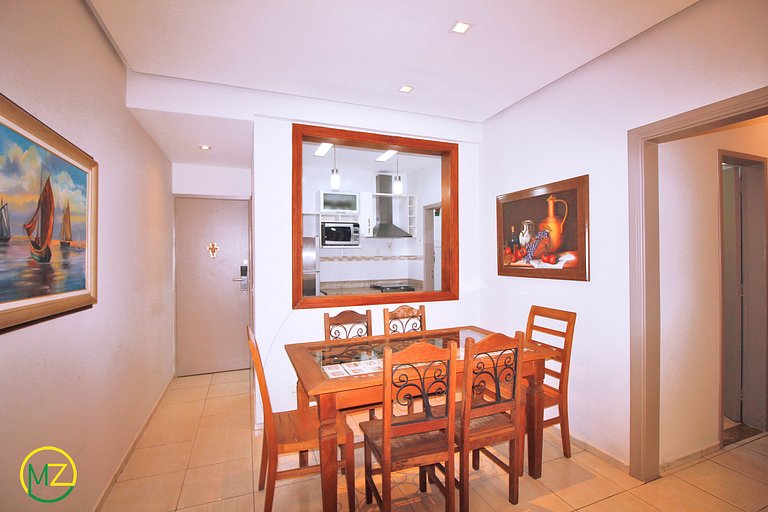 Bom 3 quartos no posto 6 com vaga de garagem