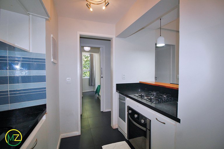 Moderno 2 cuartos p/ 6 personas a 50m de la playa