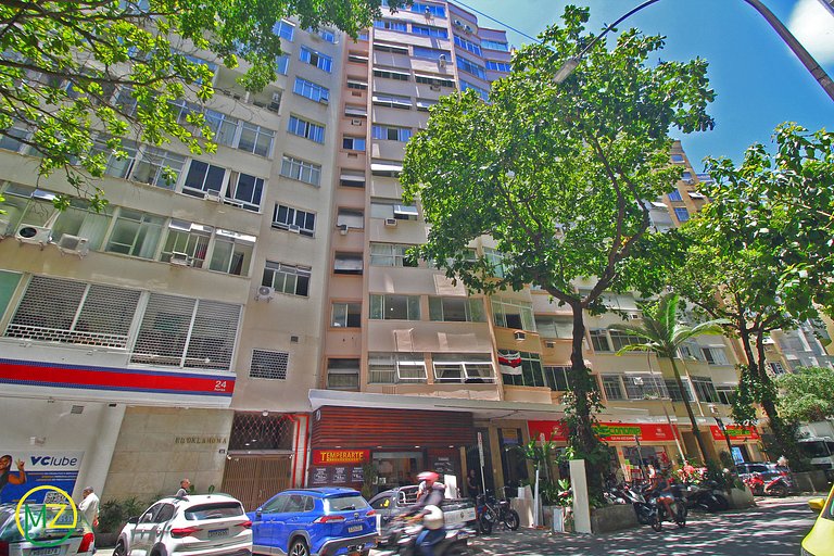 Moderno 2 cuartos p/ 6 personas a 50m de la playa