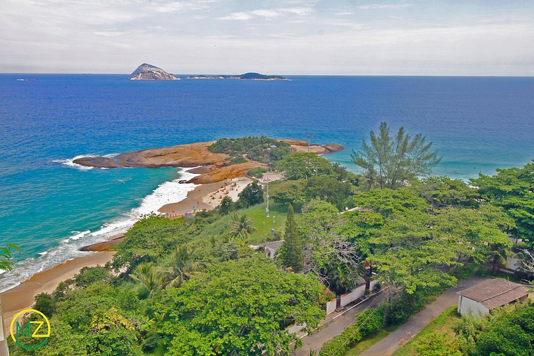 Estonteante apto c/ vista panorâmica para Ipanema