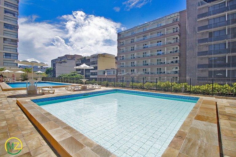 Estonteante apto c/ vista panorâmica para Ipanema