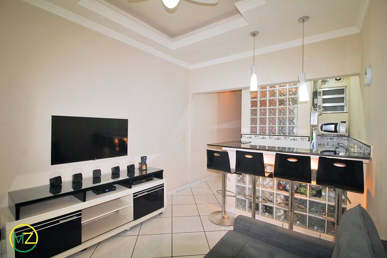 Studio para ate 4 pessoas no posto 6