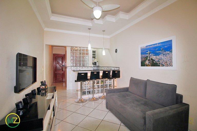 Studio para ate 4 pessoas no posto 6