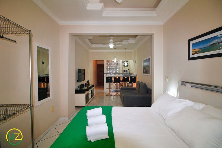 Studio para ate 4 pessoas no posto 6