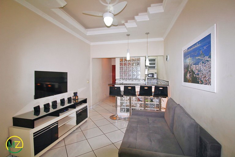 Studio para ate 4 pessoas no posto 6