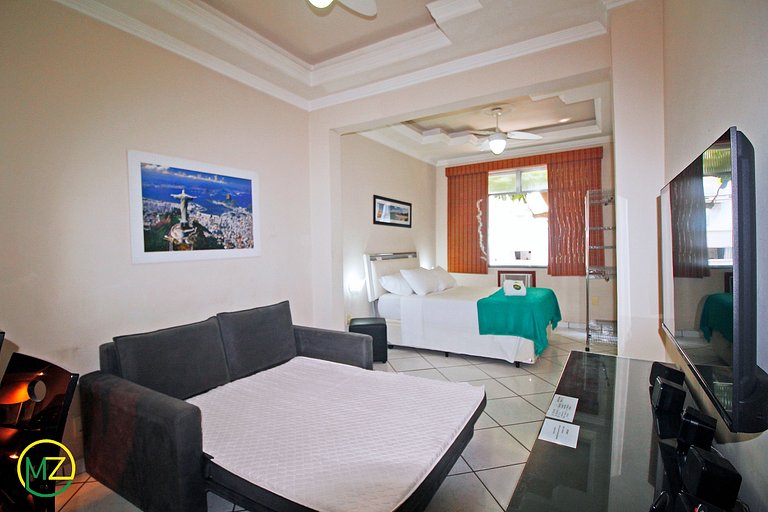 Studio para ate 4 pessoas no posto 6