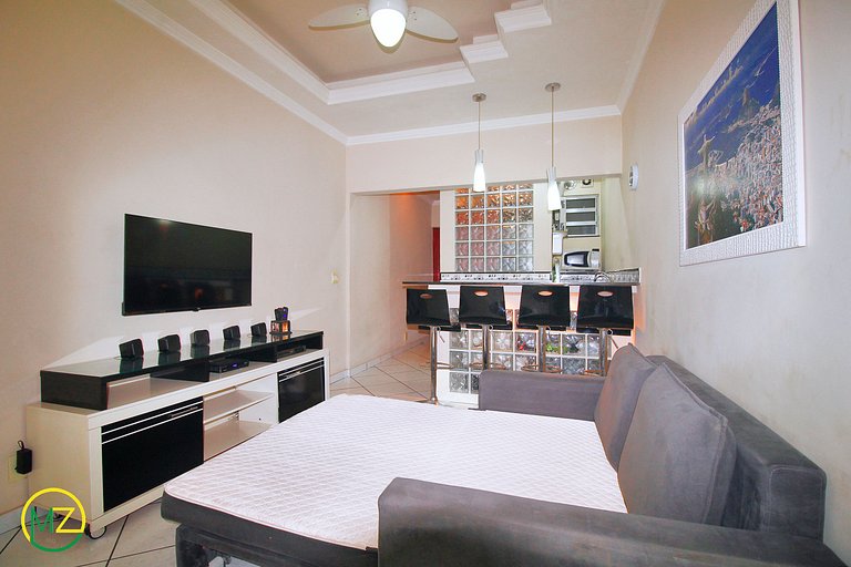 Studio para ate 4 pessoas no posto 6