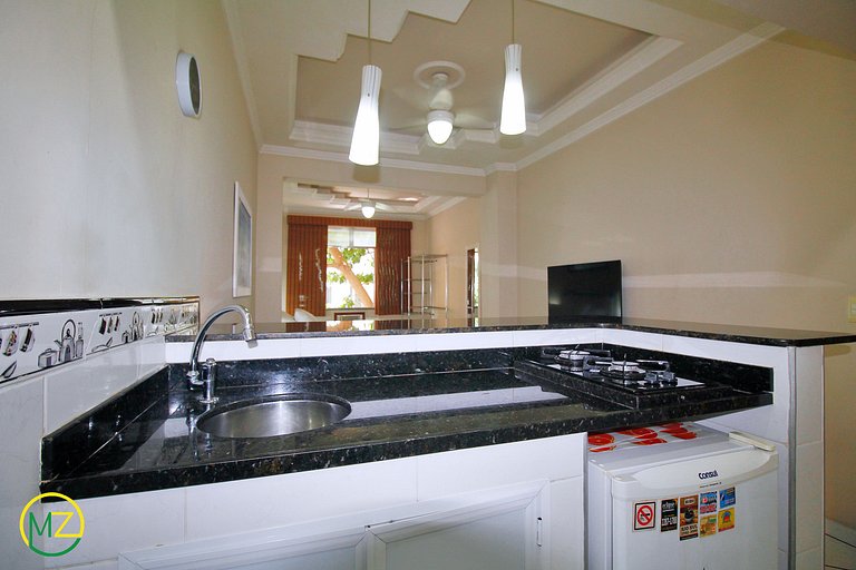 Studio para ate 4 pessoas no posto 6