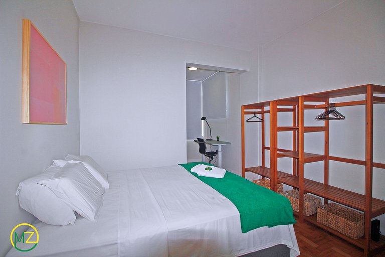 Apto 3 cuartos en Leme, 4 adultos y 2 niños