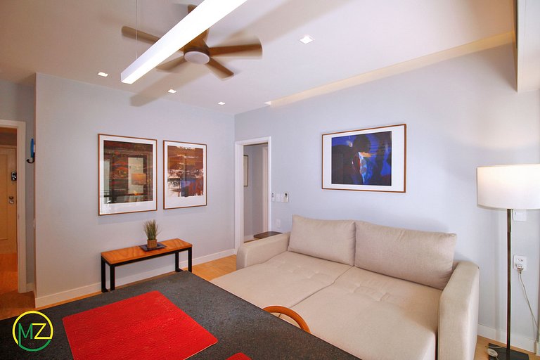 Modern apartment with 2 bedrooms in an aparthotel
