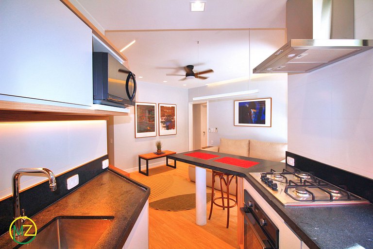 Apartamento moderno 2 habitaciones en apartahotel