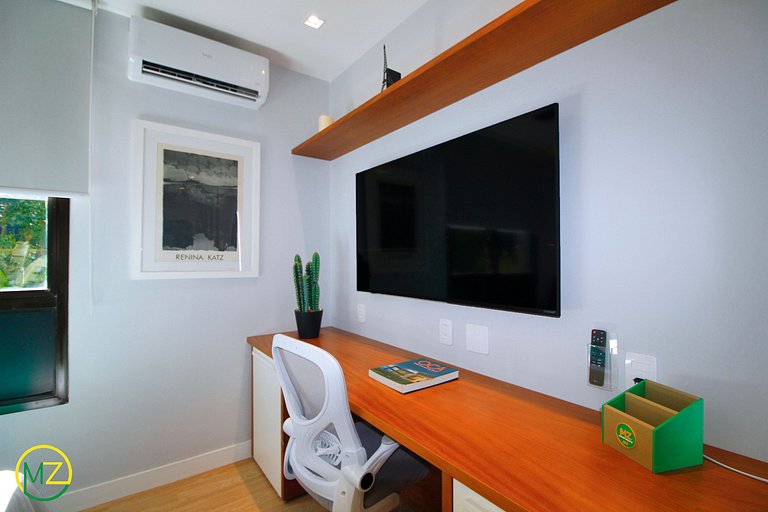Apartamento moderno com 2 quartos em apart-hotel
