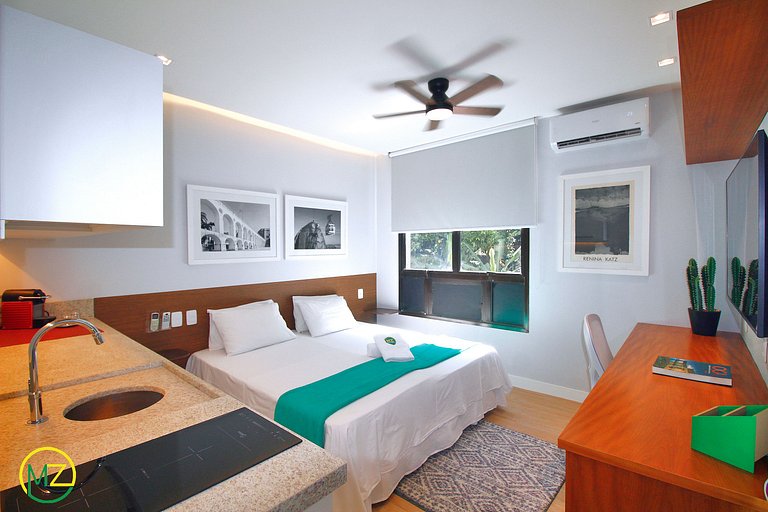 Modern apartment with 2 bedrooms in an aparthotel